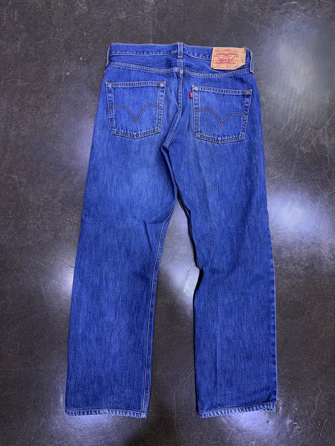 리바이스 501 00's 레귤러핏 빈티지 워싱 지퍼 커스텀 데님팬츠 33 상품이미지2