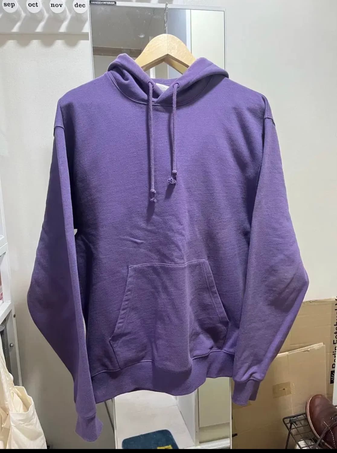 스톡홀름 서프보드 클럽 후드 퍼플 M 상품이미지1