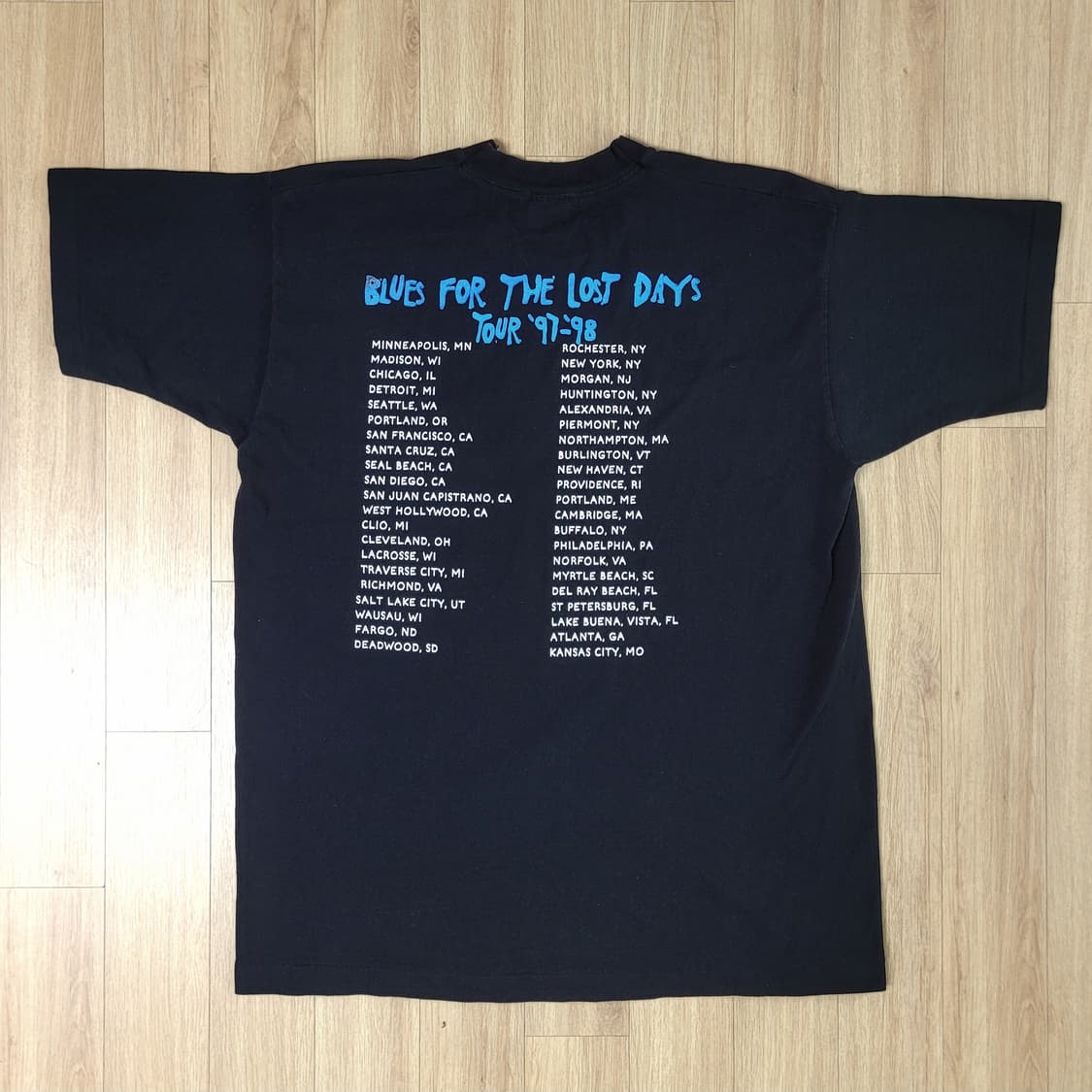 90s 존메이올 투어 티셔츠 (빈티지 밴드티) 상품이미지3