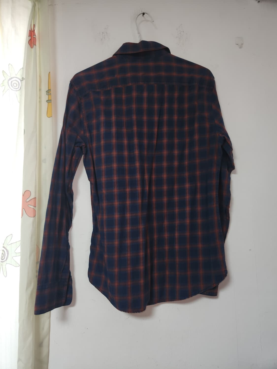 HUM 체크 슬림핏 셔츠 남방 95 상품이미지2