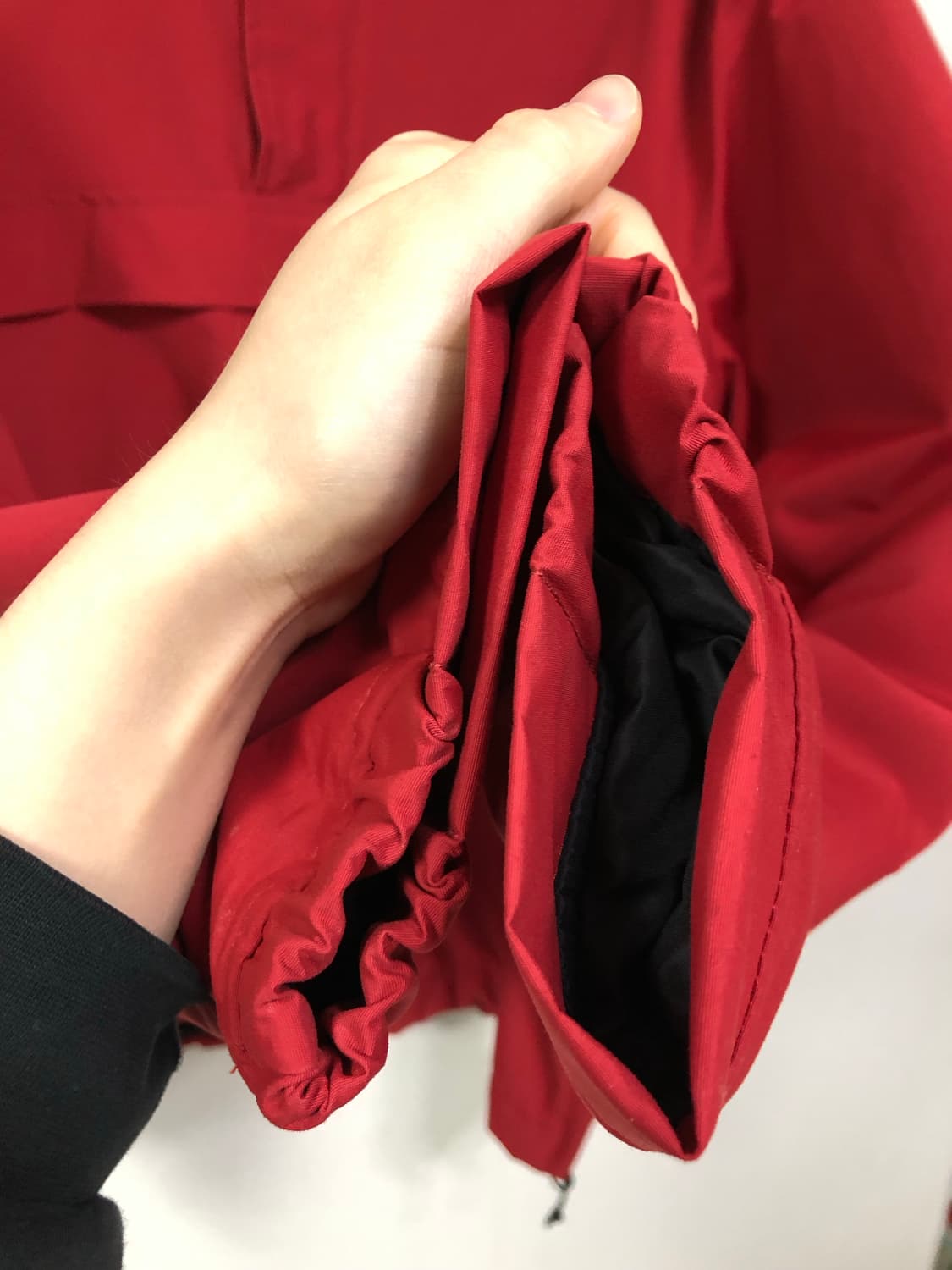 칼하트 wip 기모 풀오버 아노락 바람막이 XL _ 레드 상품이미지5