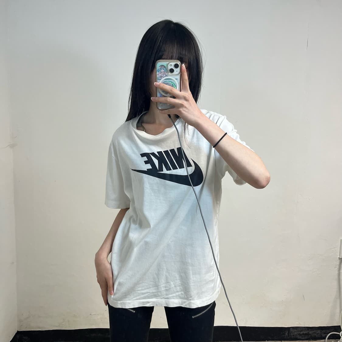 Nike big logo white t-shirt 상품이미지1