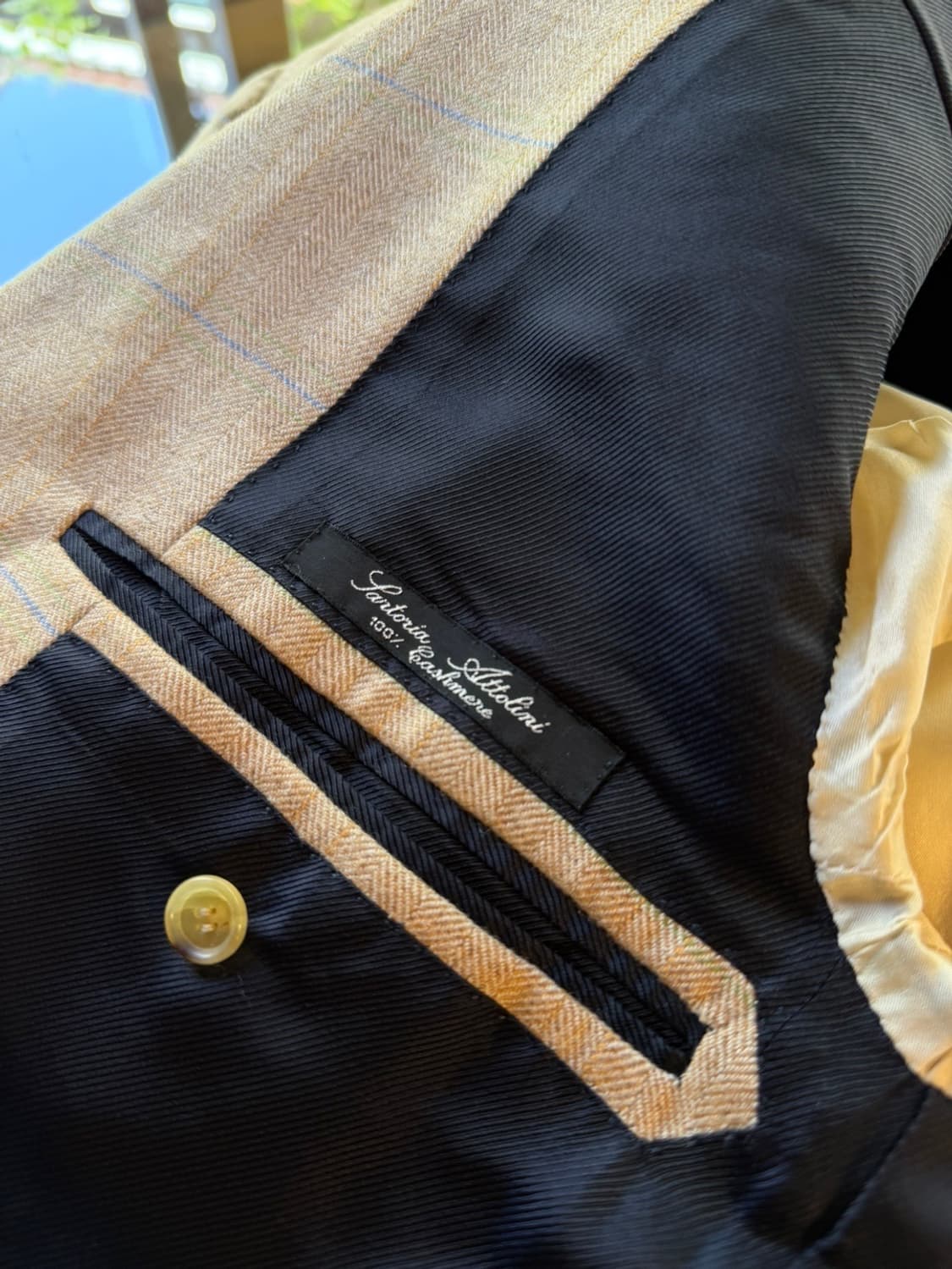 사르토리아 아톨리니 캐시미어 100% 테일러드 자켓 100 상품이미지10