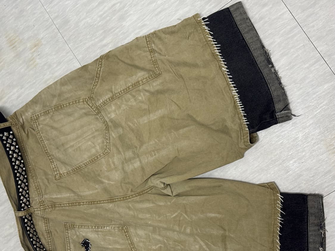 Custom sewing patch work shorts 상품이미지9