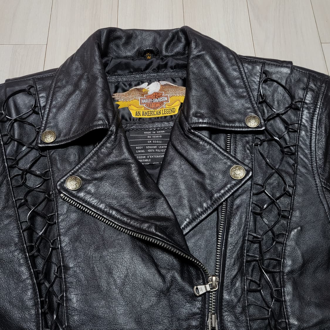 (여성 M) 04SS 프로토타입 할리데이비슨 가죽자켓 라이더자켓 상품이미지5