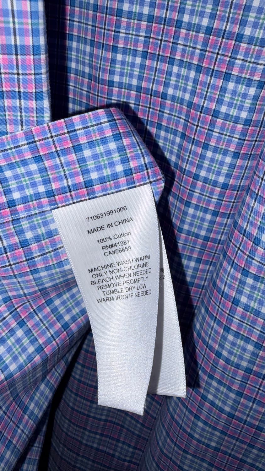 폴로 체크 셔츠 (XL 사이즈) 상품이미지4