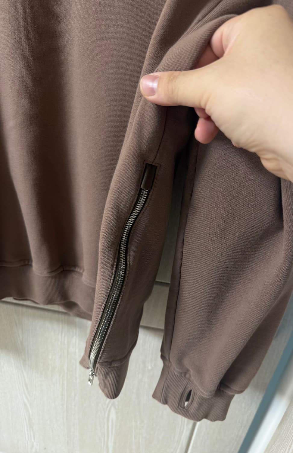 준지 오버핏 MA-1  맨투맨 S. (새상품급) 상품이미지4