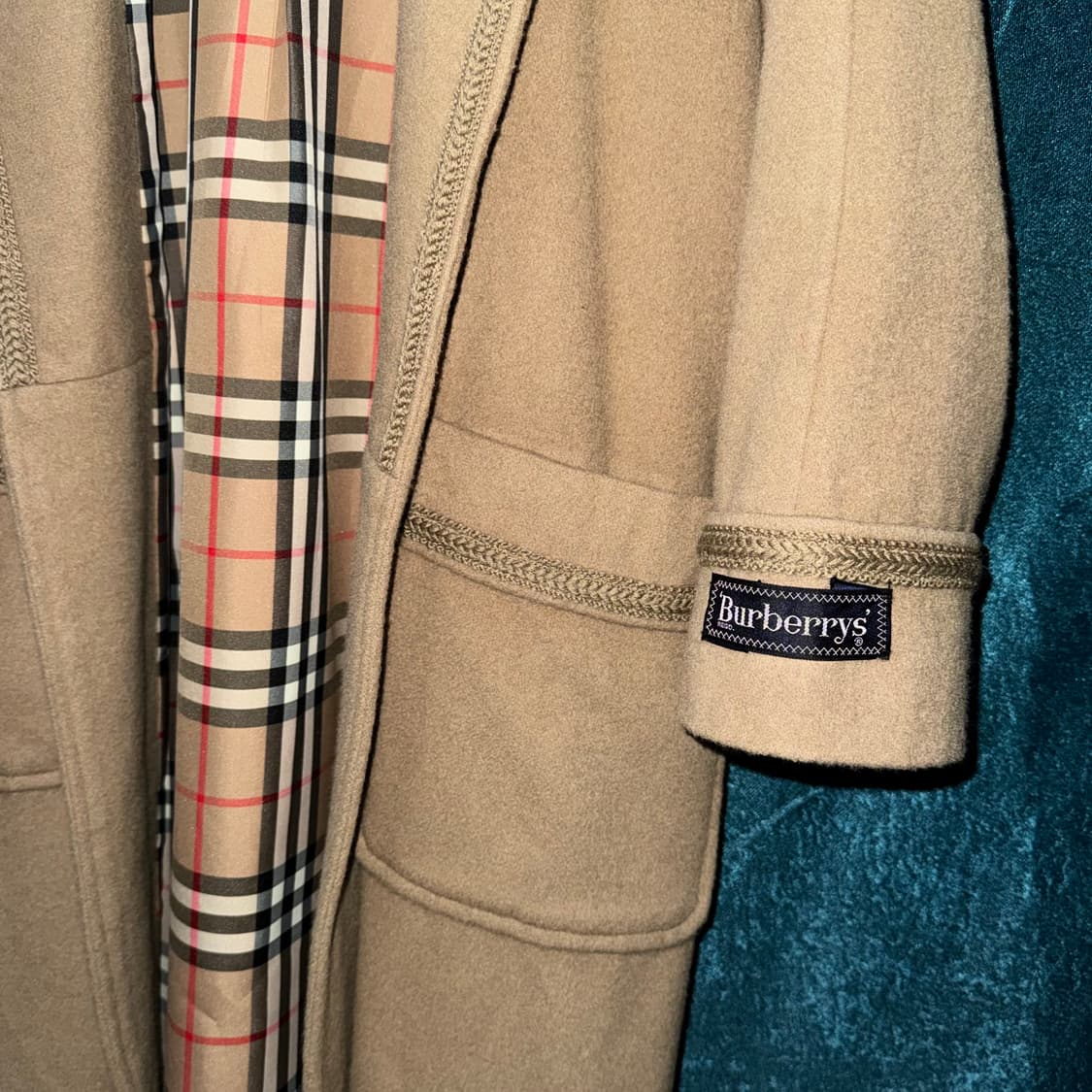 버버리 울 가운 코트 made in JAPAN (L)   상품이미지3