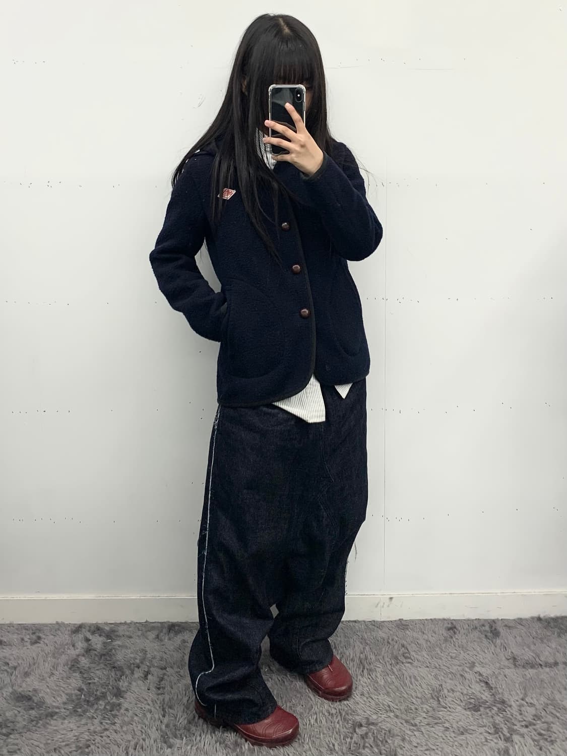 단톤 후드 울코트 상품이미지4