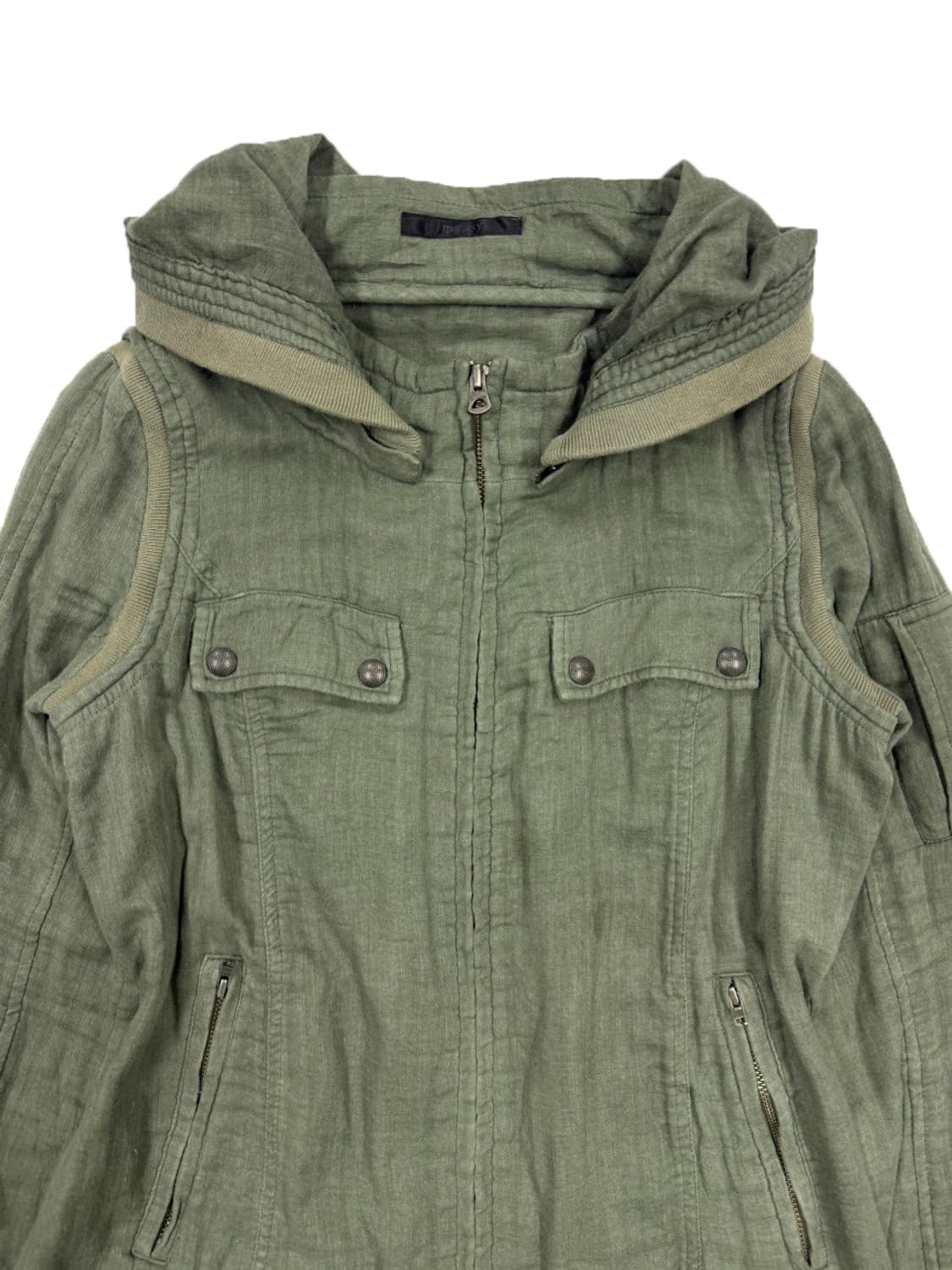 빈티지 Moussy 라이더 펑크 후드집업 자켓 상품이미지3