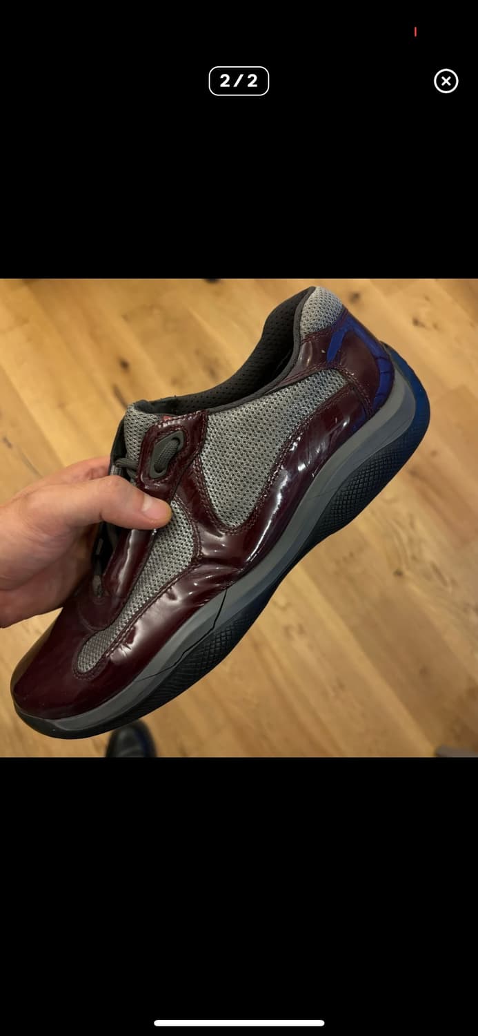 프라다 아메리카컵 유광레드 상품이미지1