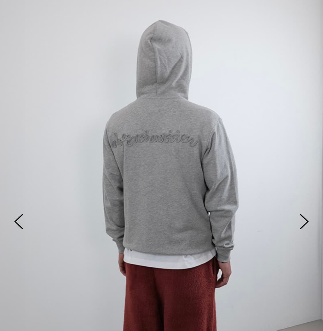 더즌매터 롱 스트링 후디  상품이미지4