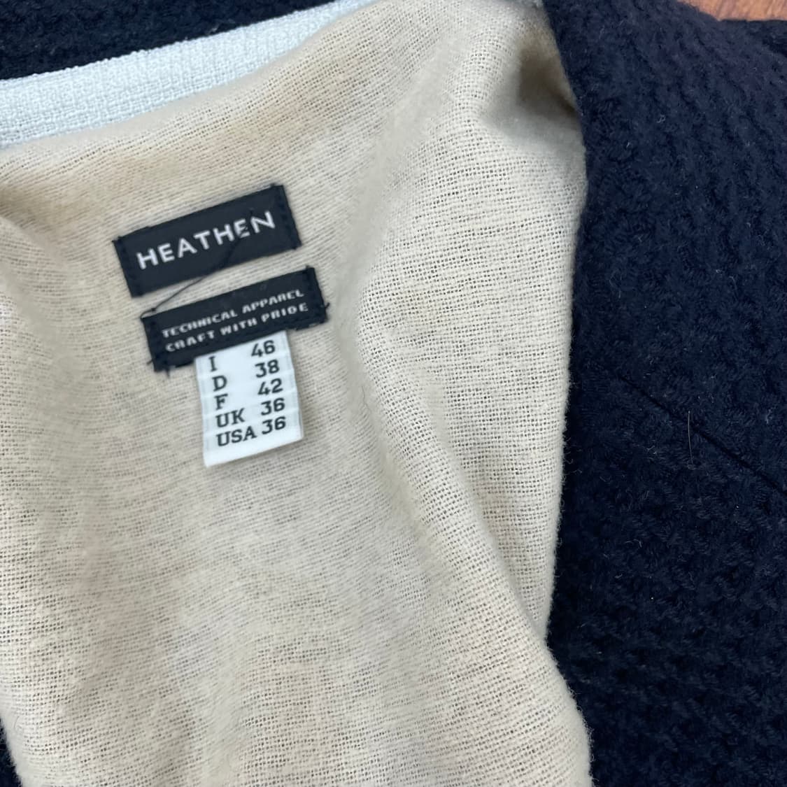 HEATHEN AND MIRO 더블 블레이저 자켓 상품이미지2