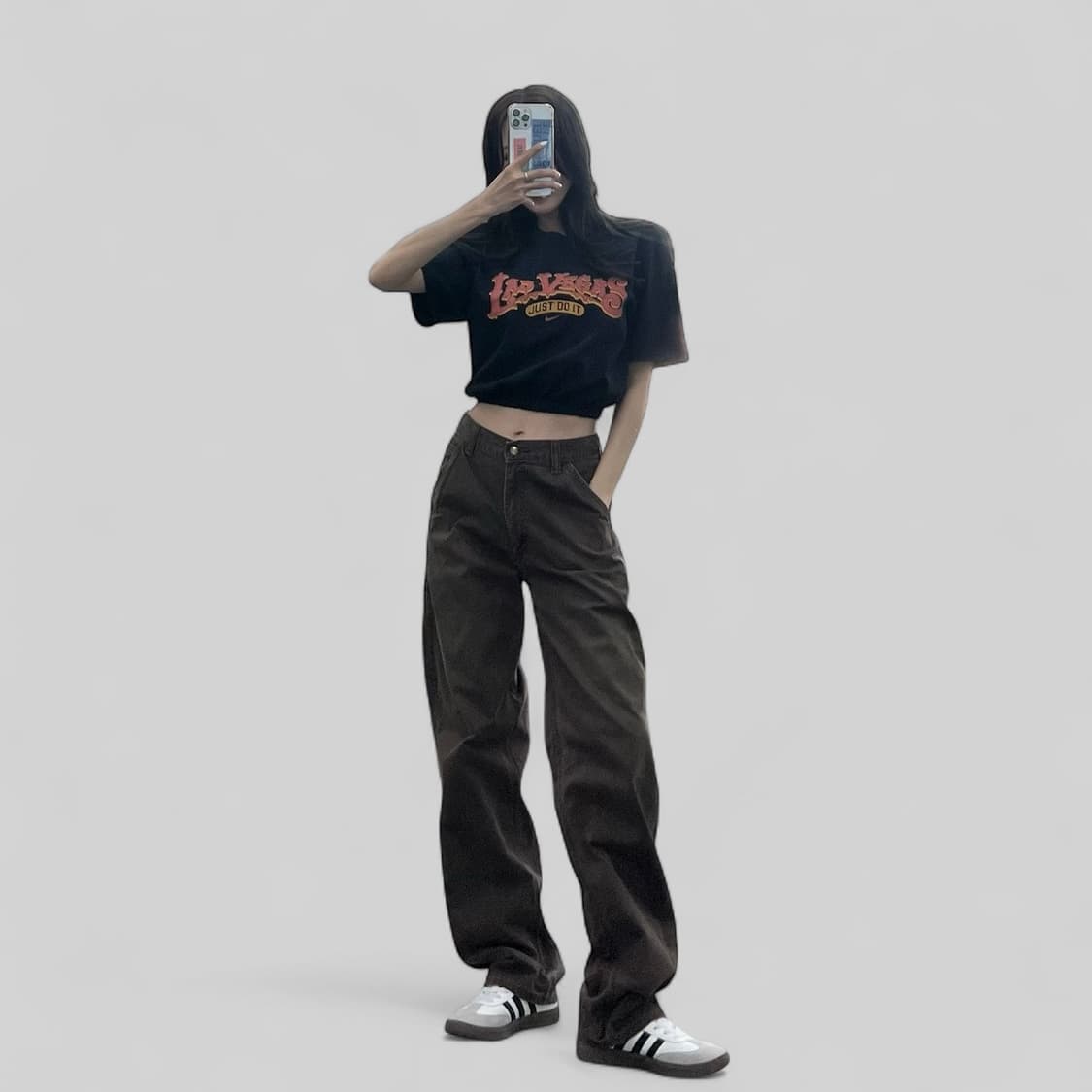 (WOMEN S)나이키 크롭 반팔-Y288 상품이미지2
