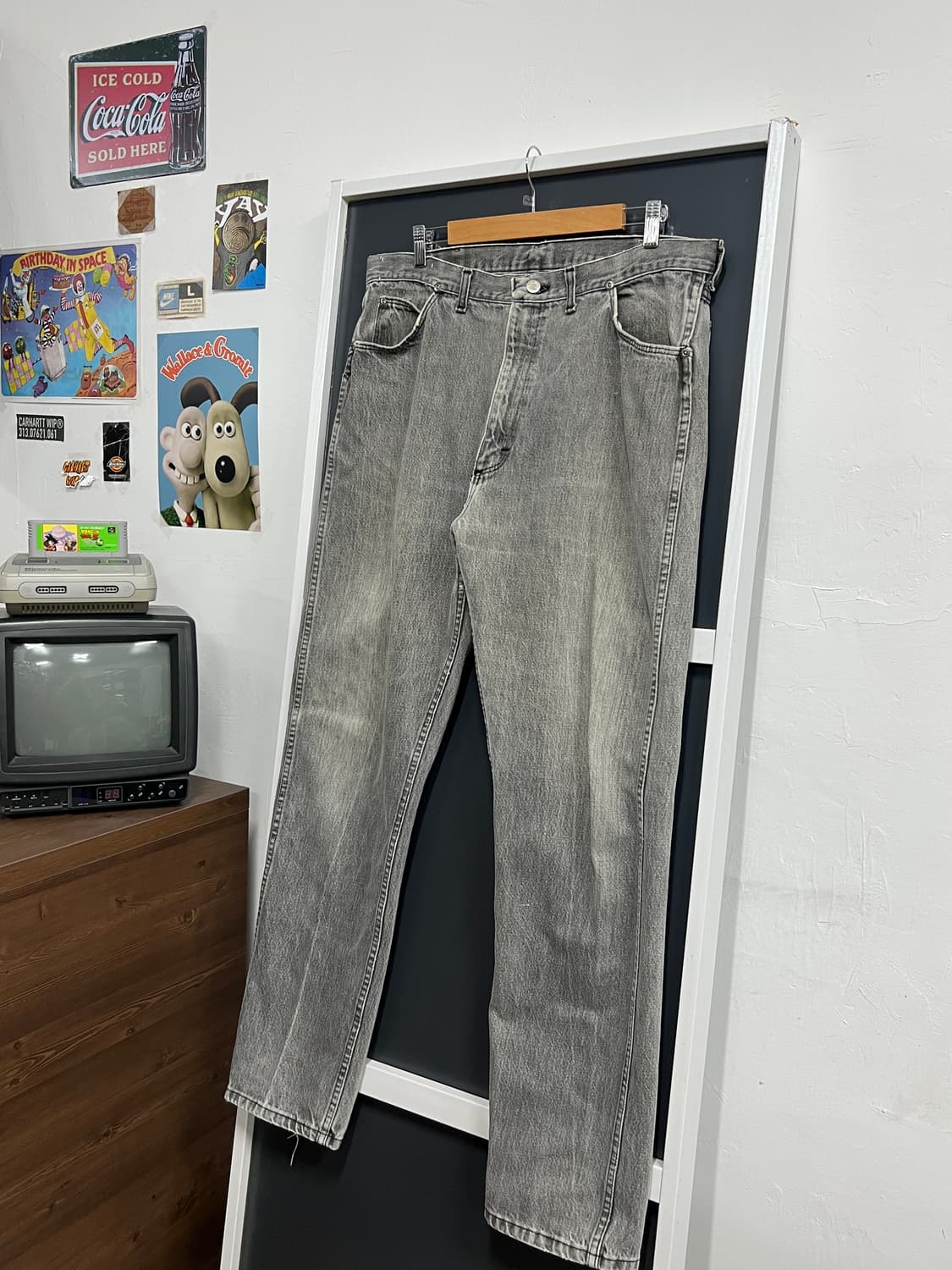 Wrangier 랭글러 레귤러핏 워시드 데님 팬츠 상품이미지6