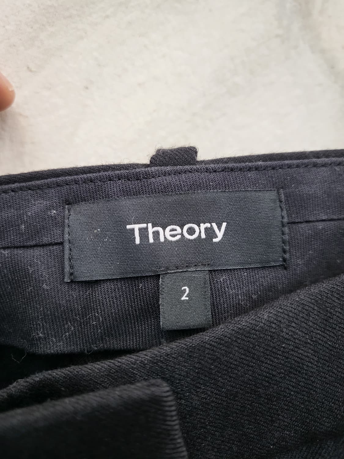 띠어리 블랙 여성 슬랙스 상품이미지3