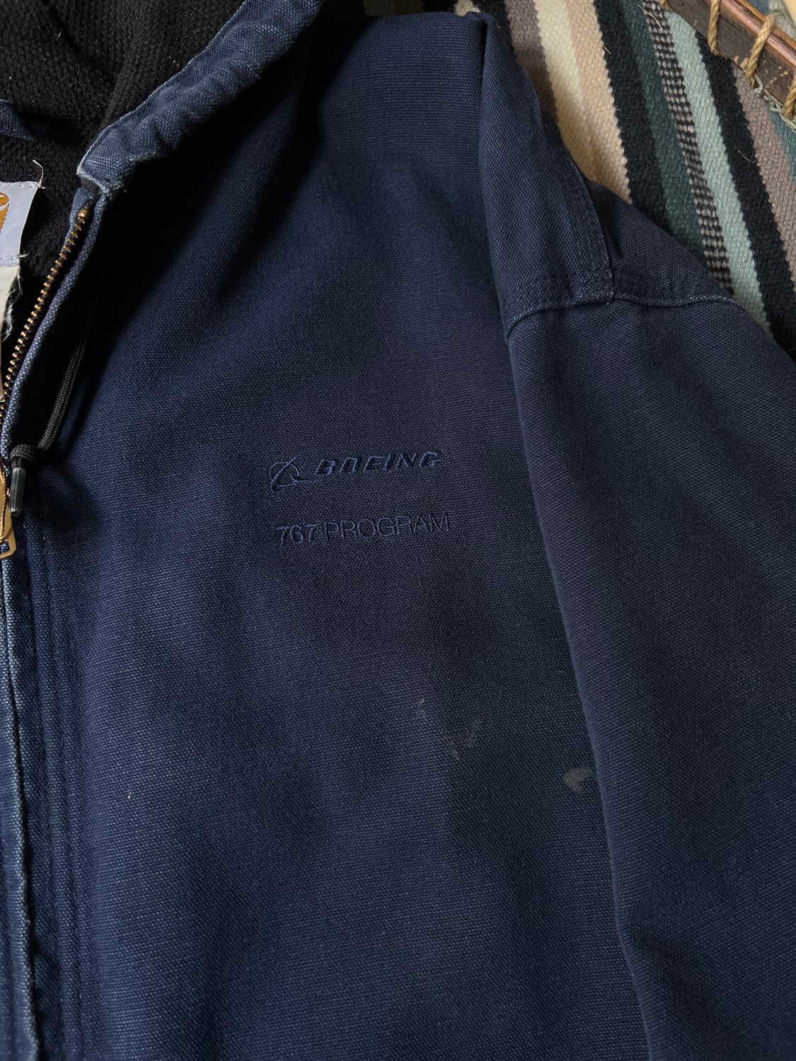 [3XL]칼하트 USA 다크네이비 액티브 워크자켓 상품이미지4