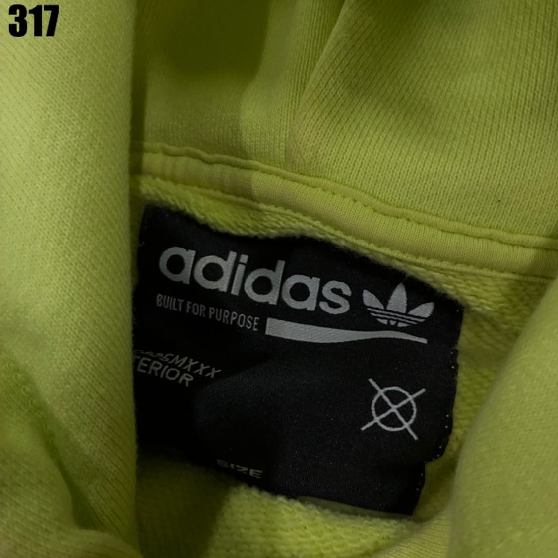 아디다스 형광 후드집업 상품이미지3