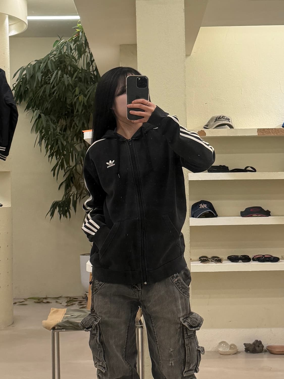 아디다스 트레포일 삼선 후드집업 U240 상품이미지1