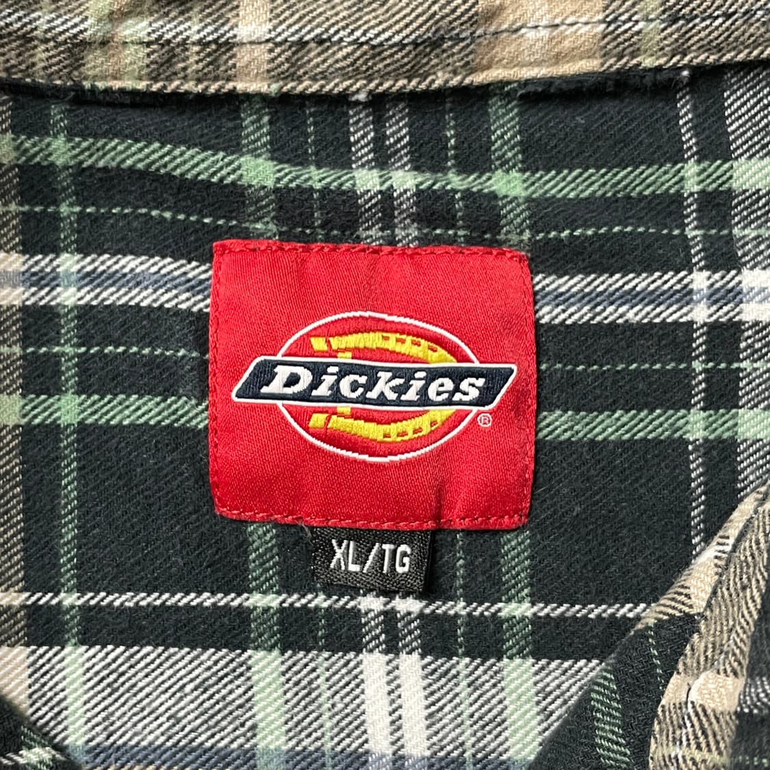 DICKIES 디키즈 빈티지 그린 체크 코튼 셔츠 A00807 상품이미지9