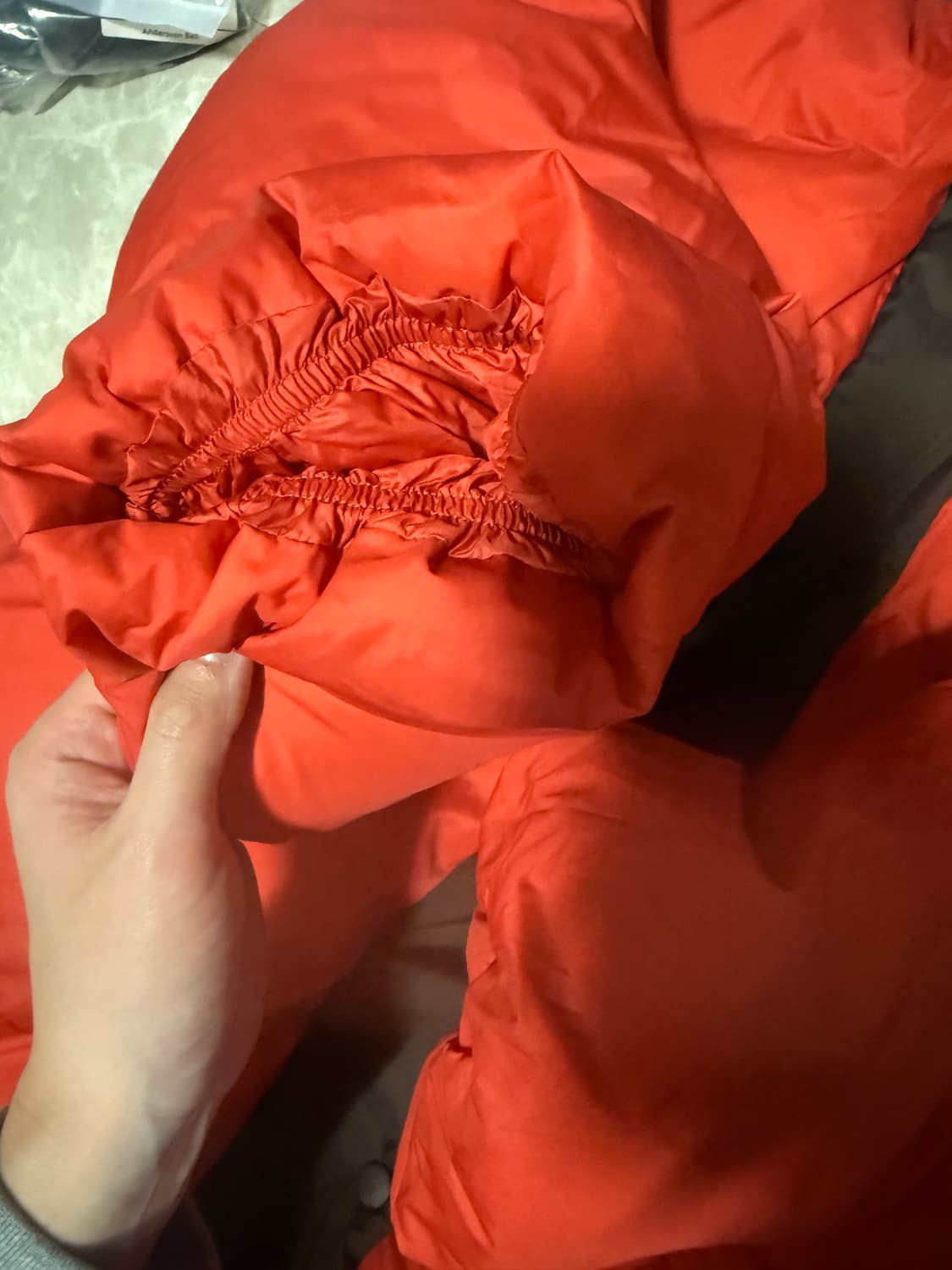 2XL 유니클로 마르니 패딩 오렌지 상품이미지3