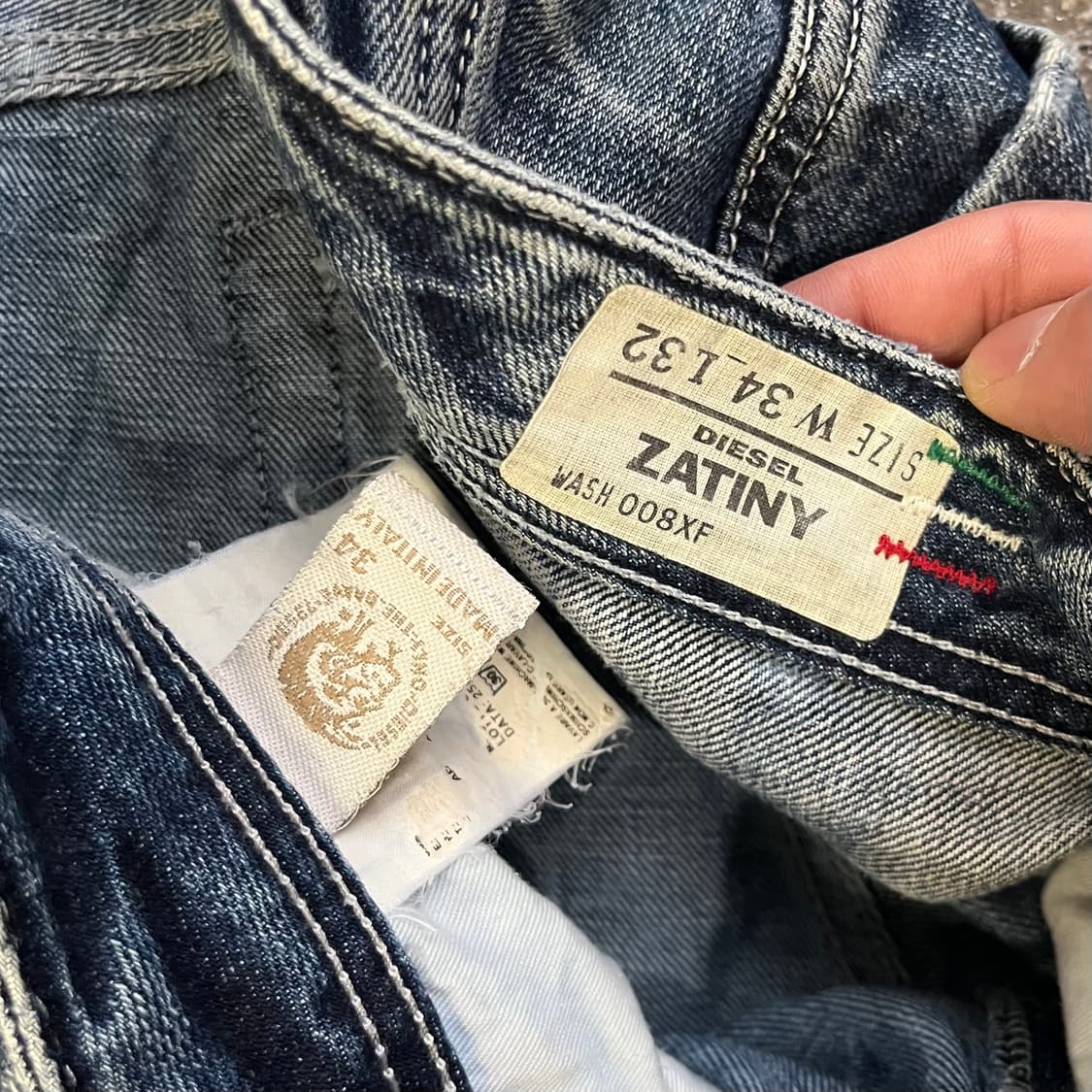00s 디젤 자티니 데님 부츠컷 (34“) 상품이미지6