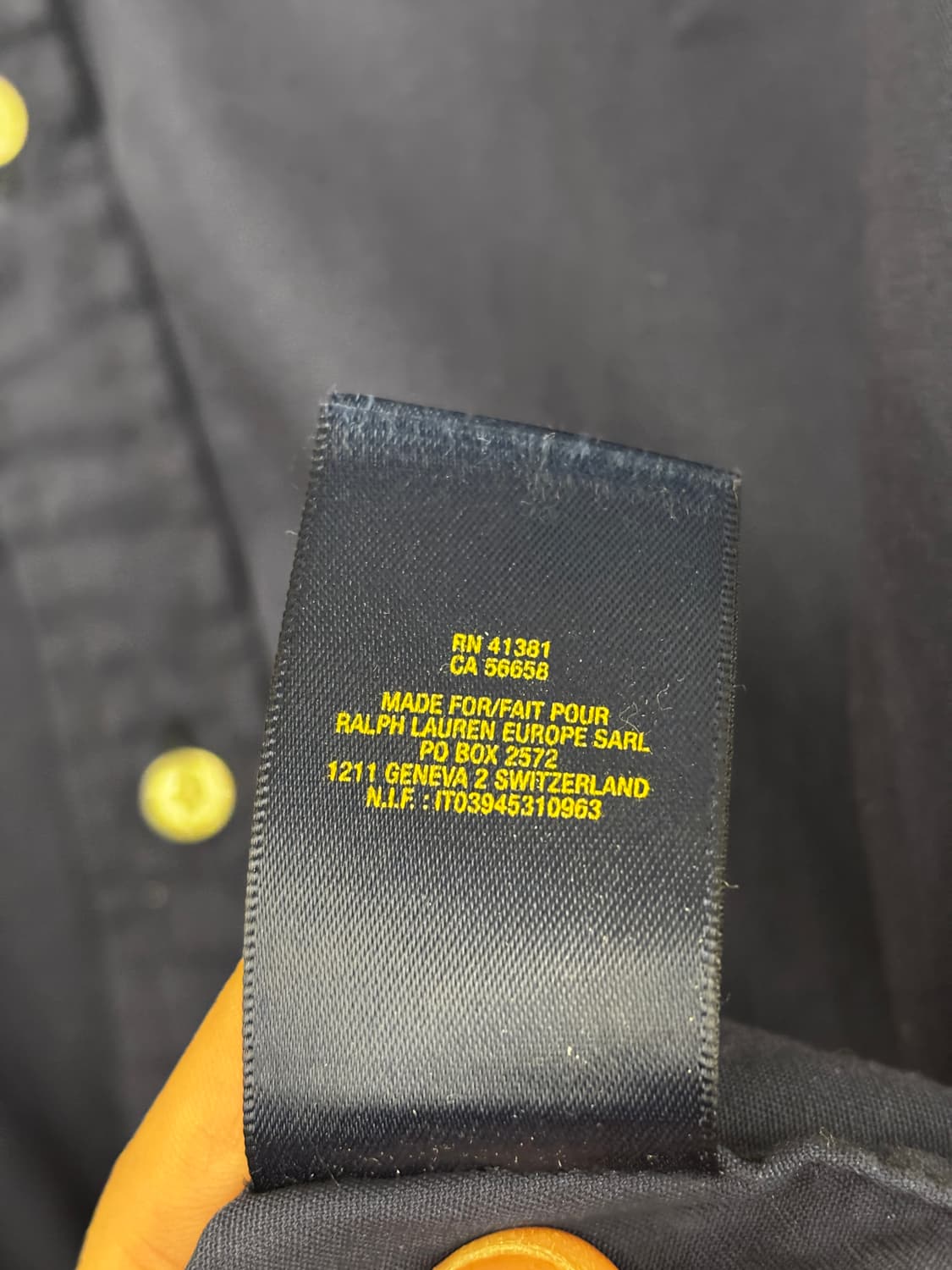 폴로 랄프로렌 네이비 셔츠 보이즈 XL 상품이미지6