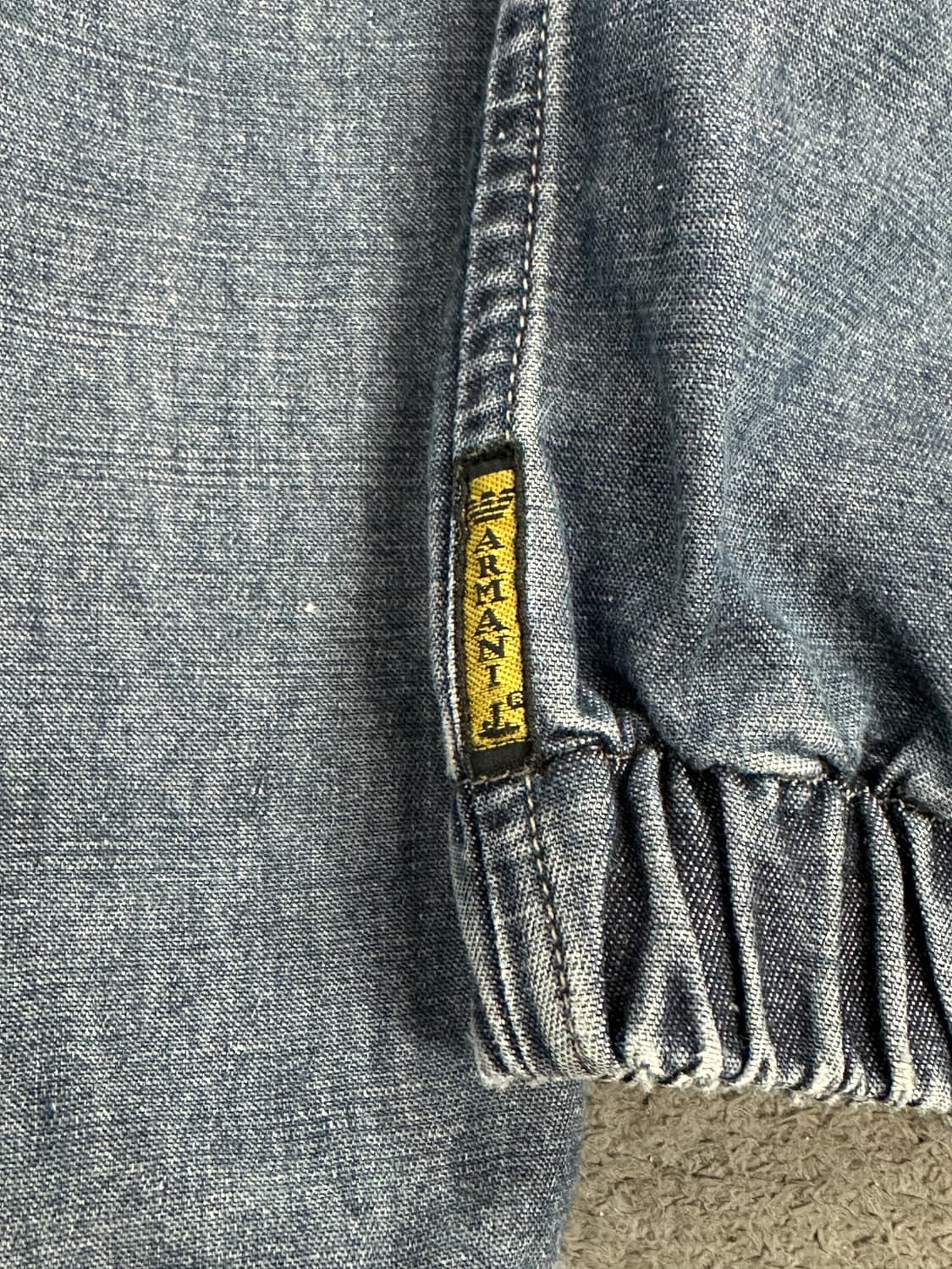 90s Armani Jeans 데님 집업 자켓 50 상품이미지5