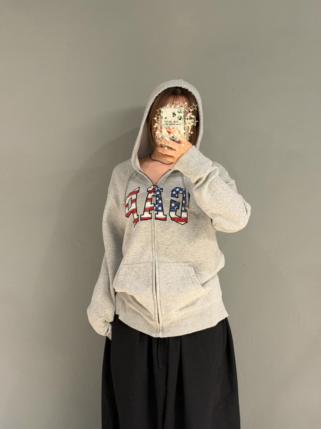 Gap American flag logo hood zip-up  상품이미지5