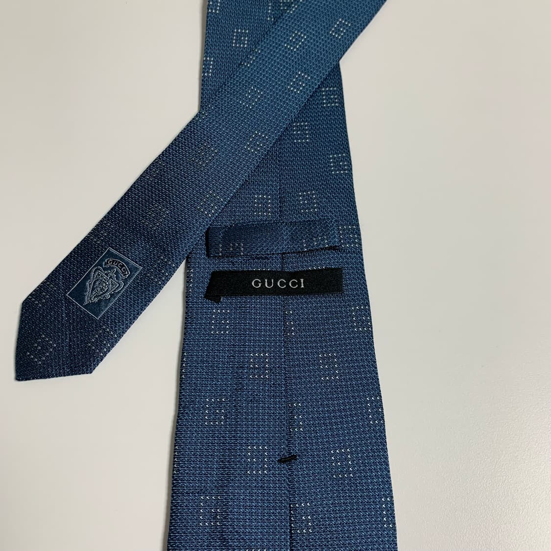 구찌(GUCCI) GG모노그램 이태리 100실크넥타이 A등급 상품이미지5