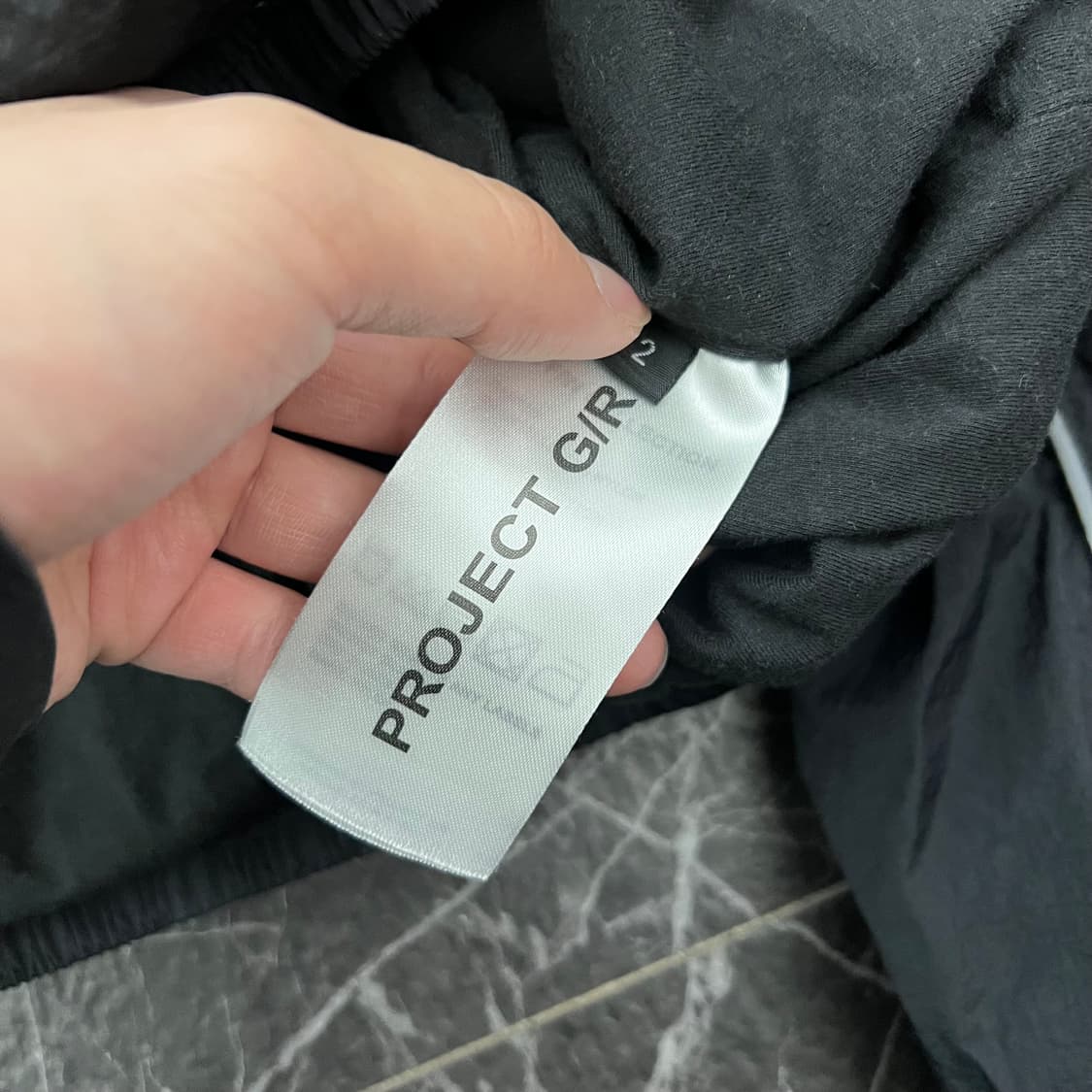 프로젝트 지알 G/R 핀턱 트랙 자켓 나일론 블랙 상품이미지6