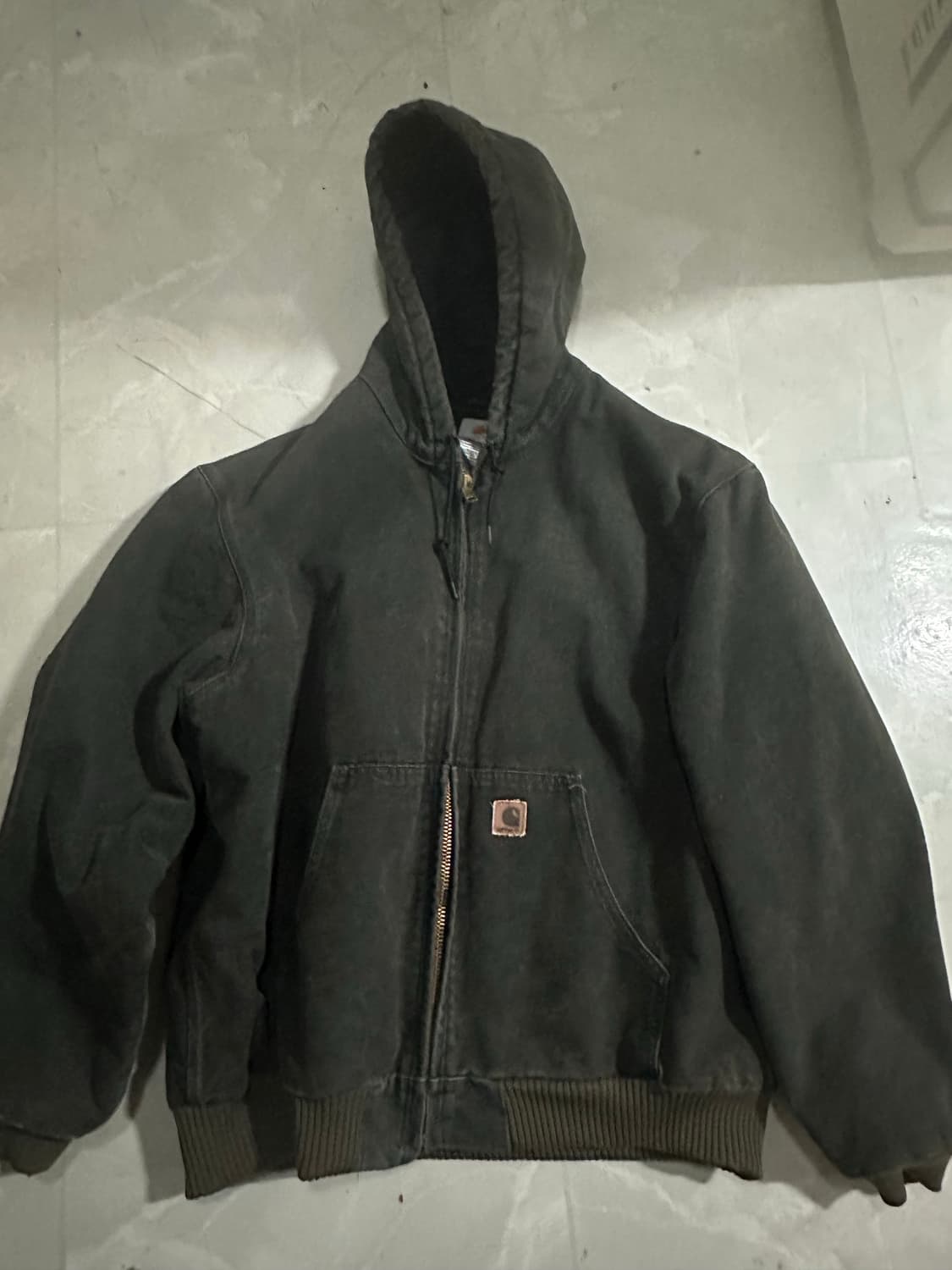 [XL] 칼하트 J130 모스그린 액티브 자켓 샌드스톤 상품이미지1