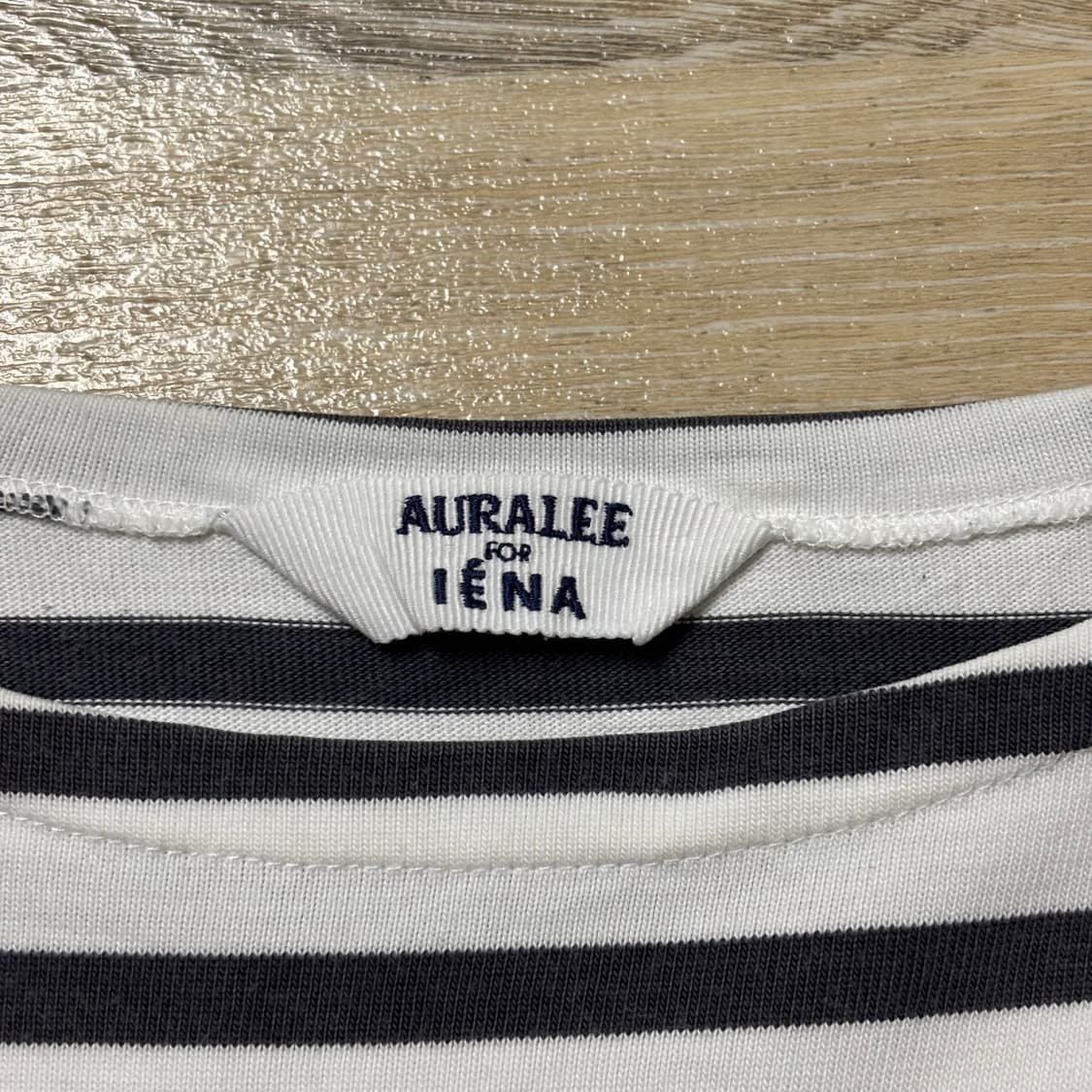 AURALEE For IENA  오라리x이에나 스트라이프 코튼 티셔츠 상품이미지3