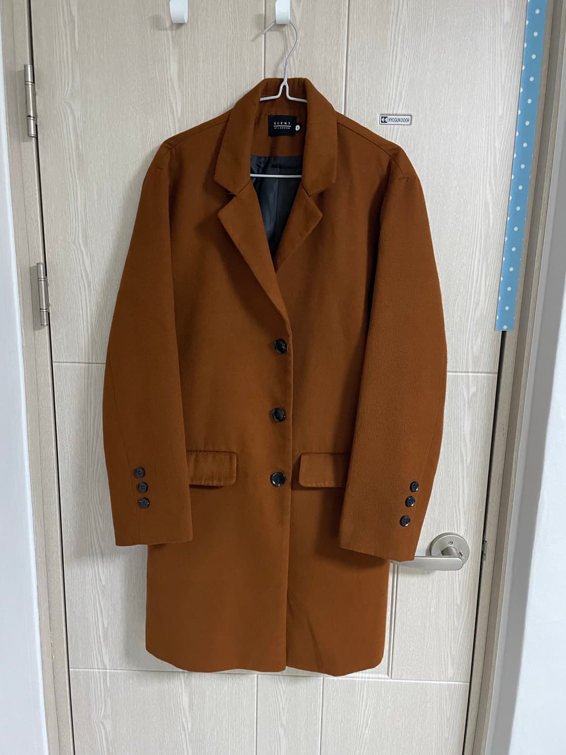 [3]브라운 싱글코트 상품이미지1