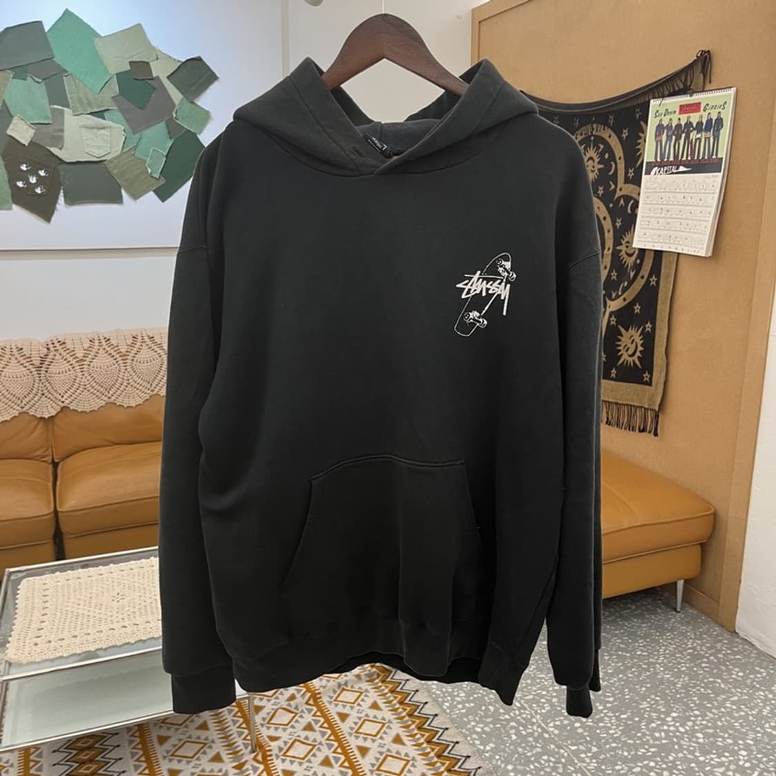 스투시 스트릿 빅 사운드 집 프린팅 후드티 L C11002 상품이미지3