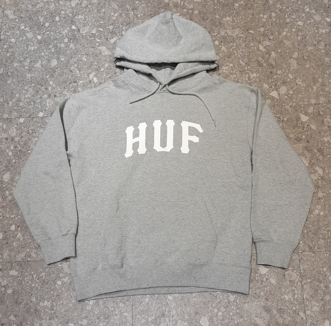 💥허프 로고 후드 그레이 (M)
 상품이미지1