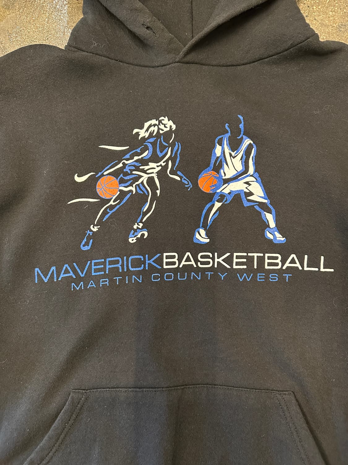 러셀 MAVERICK Basketball 후드티 블랙 L 상품이미지5