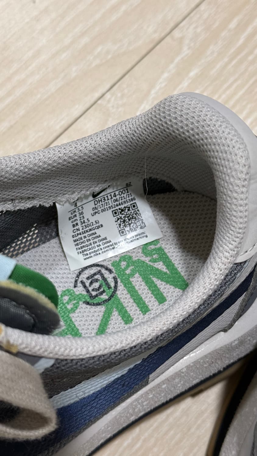 [230] 나이키 X 사카이 X 클랏 LD 와플 쿨 그레이  상품이미지5