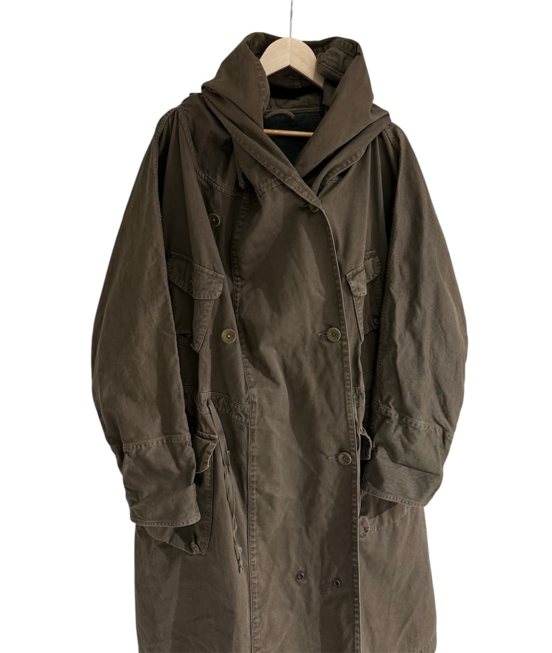 캐피탈 가츠라기 브러시드 톨 링 코트 상품이미지3