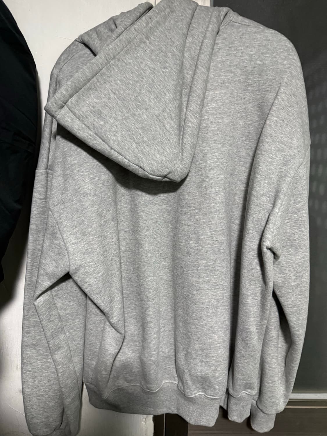 스탠다드 기모 회색 후드티 xl 상품이미지2