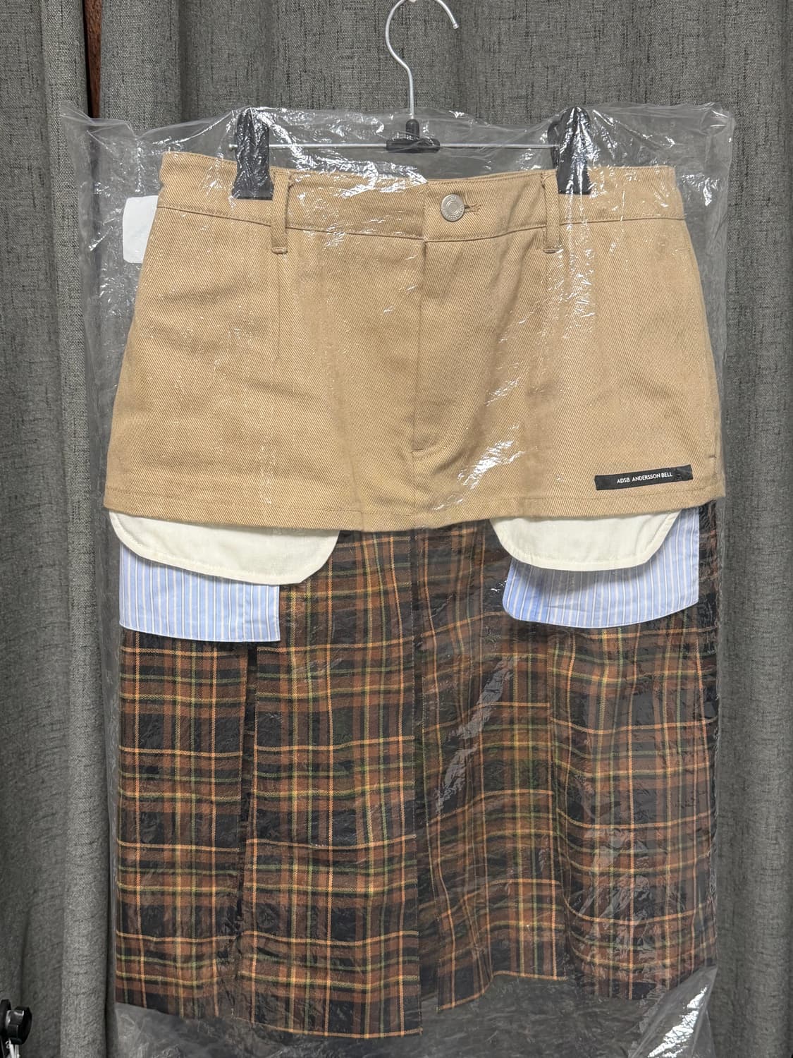 앤더슨벨 스커트 double layered pleats skirt 상품이미지4
