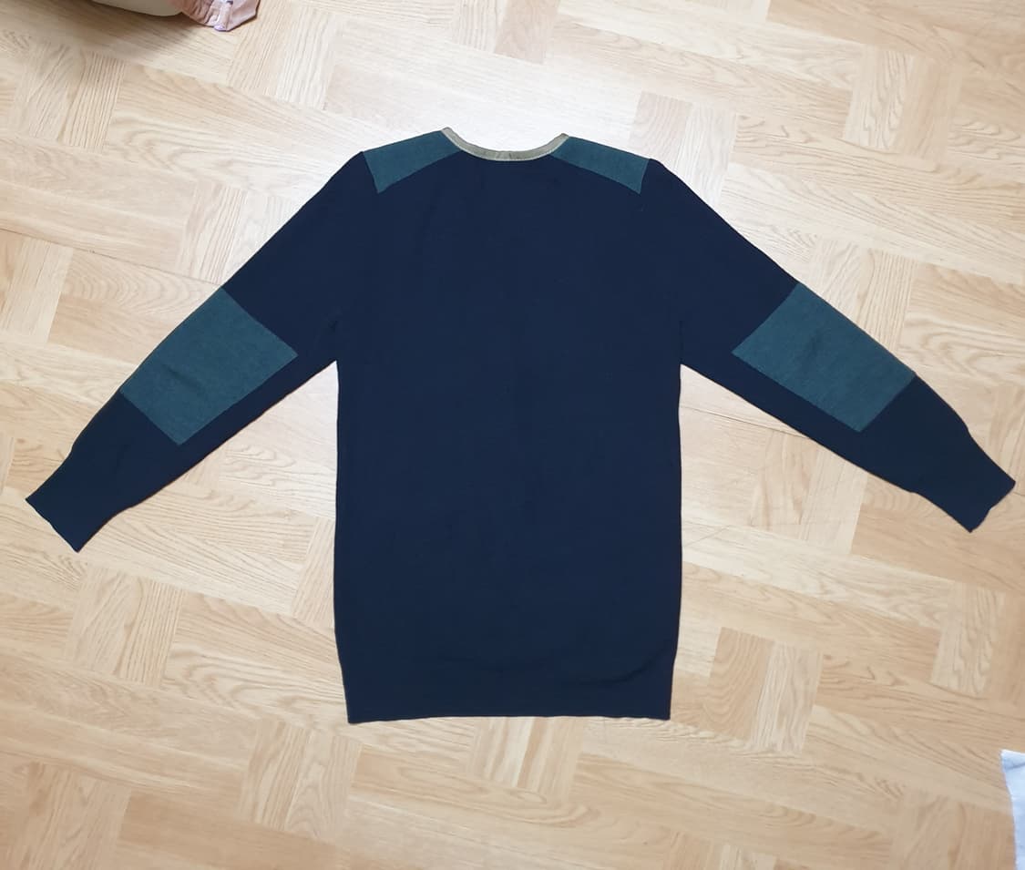 dries van noten 드리스반노튼 엘보패치 헨리넥 울 니트 스웨터 상품이미지4