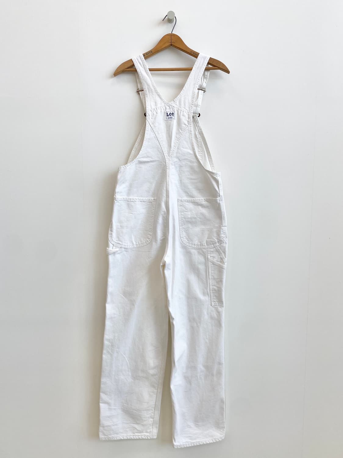 90's 리 화이트 데님 오버롤 상품이미지2