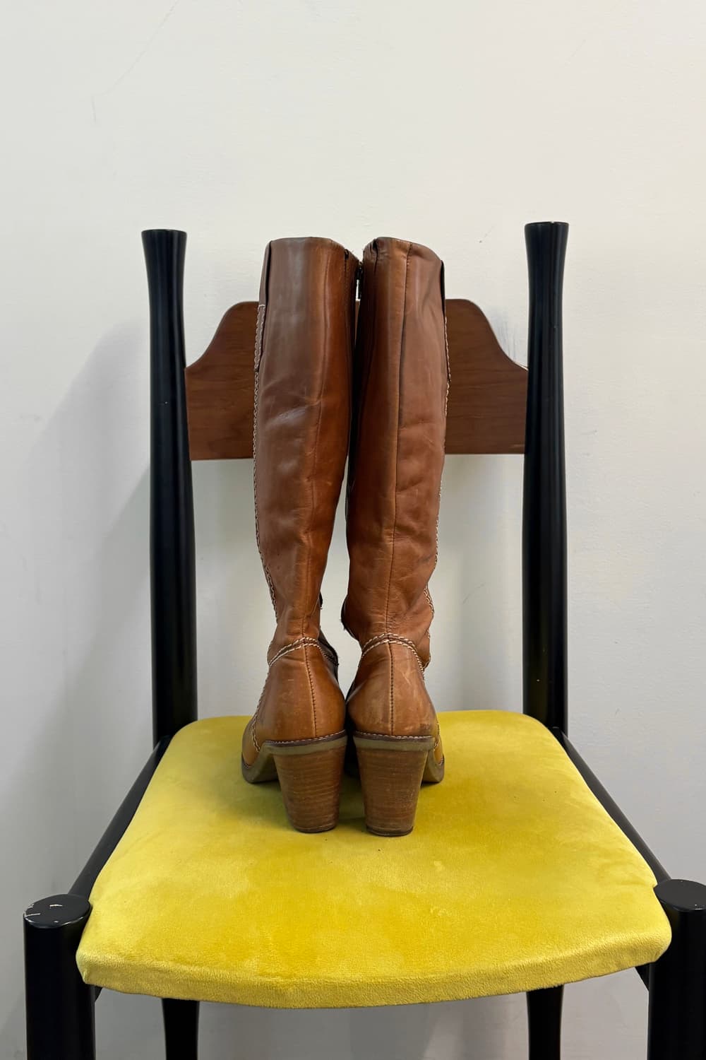 Saddle Leather Boots 상품이미지4