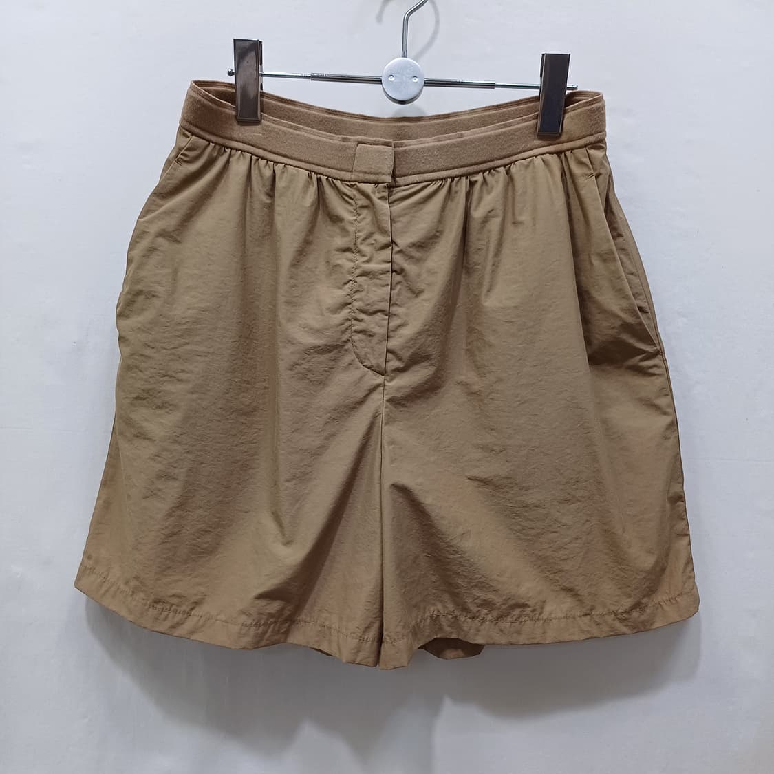 한섬 더캐시미어 밴딩 반바지 여성 M ~ 66반 얇고편함 카멜 사랑봉봉 상품이미지1