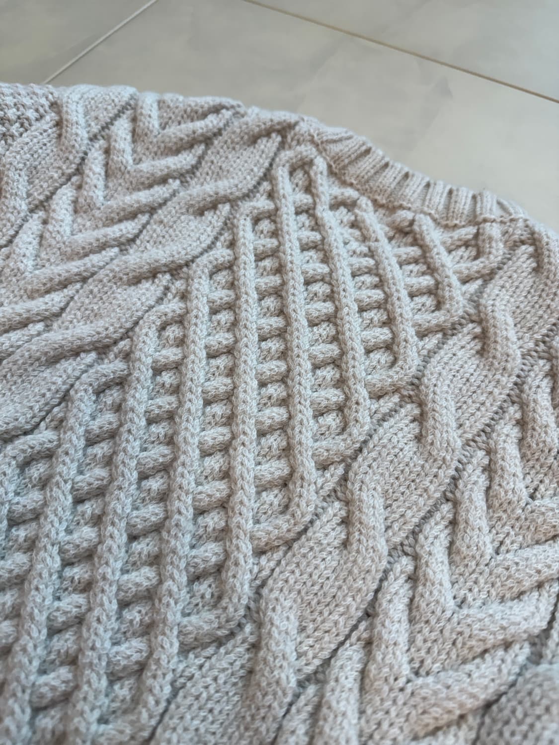 빔즈플러스 아란 케이블니트 L(100-105) 상품이미지7