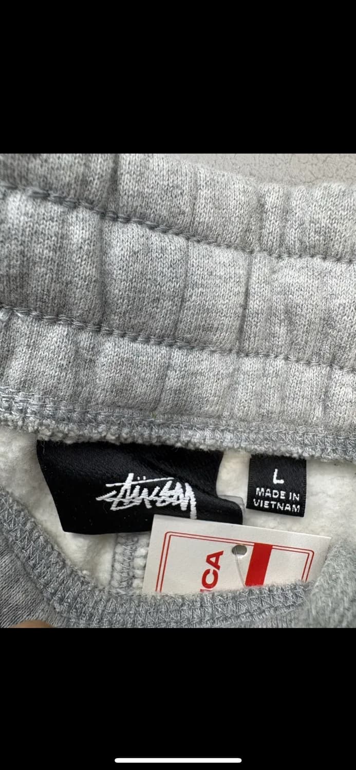 스투시 스탁 로고 그레이 스웨트 팬츠 H1949 상품이미지5