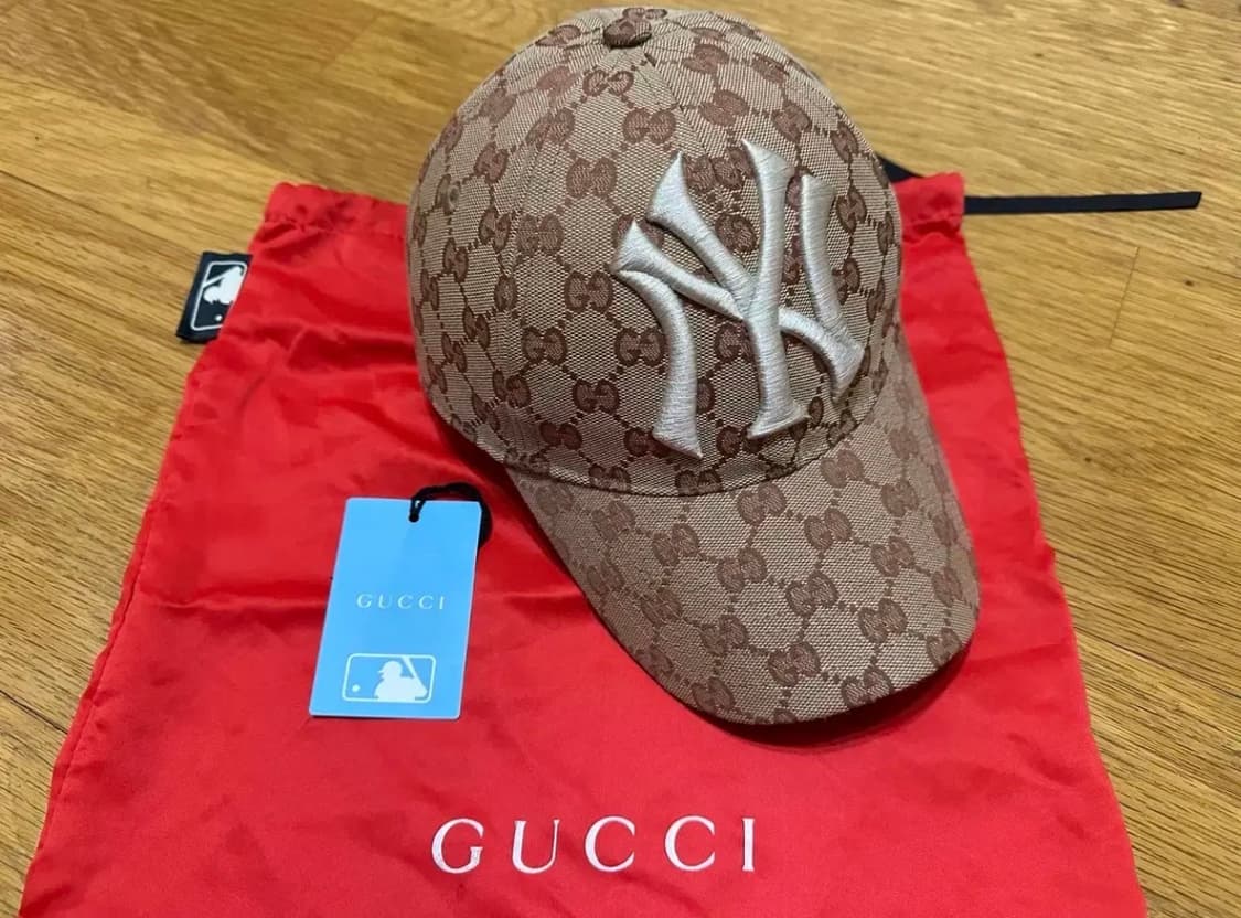 구찌/뉴욕양키스빅자수로고캡/os 상품이미지1