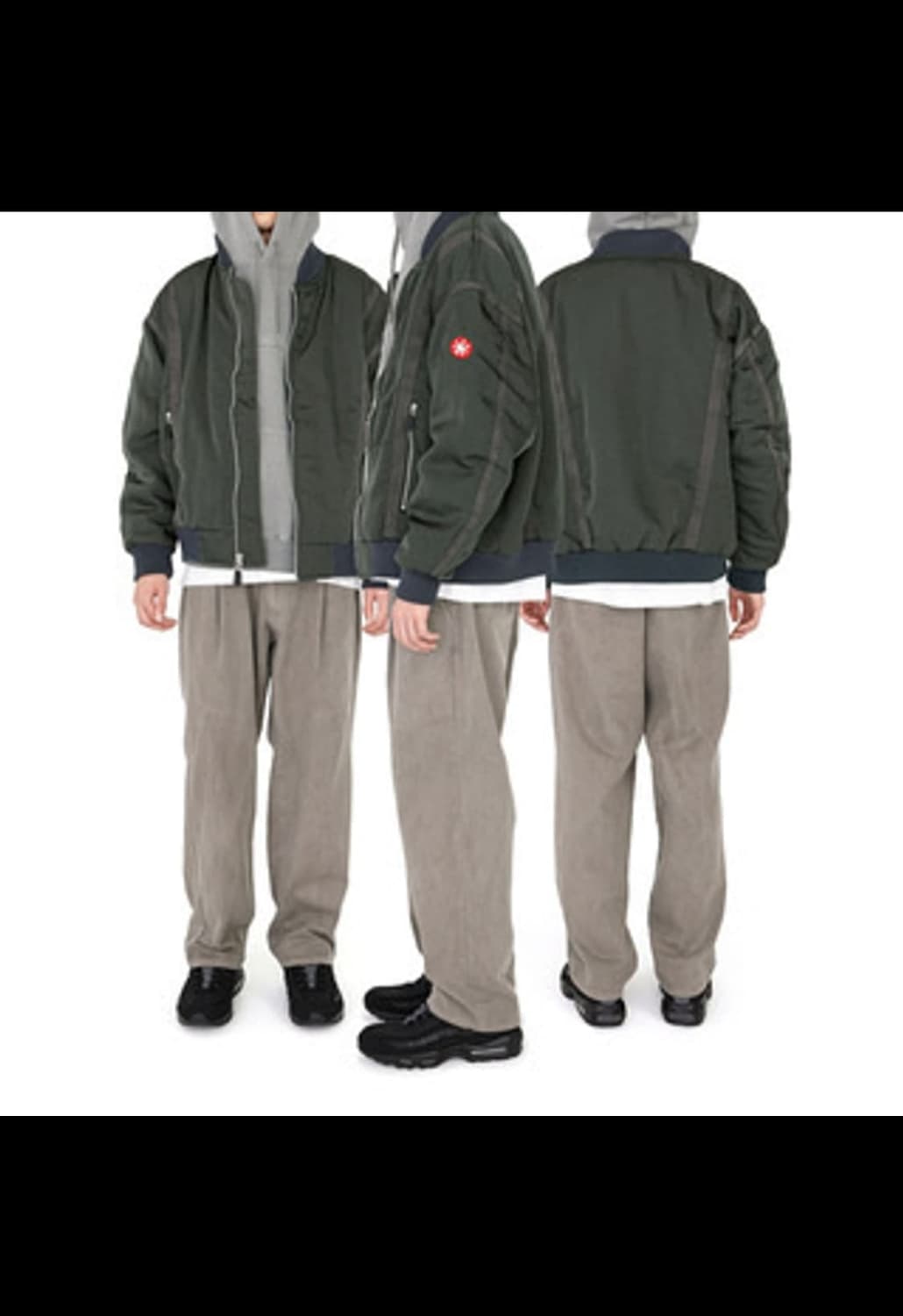 [XL]>>[L] cav empt 카브엠트 테잎 봄버 교환 상품이미지1
