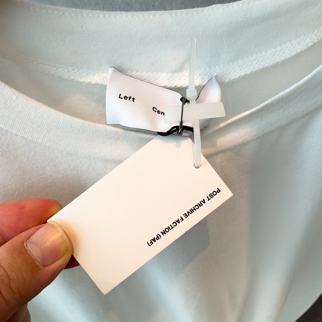 (정품/새상품) PAF 포스트 아카이브 팩션 남성 6.0 화이트 티셔츠 상품이미지3